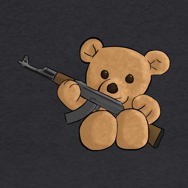 Bear with Gun by MagicStarchild